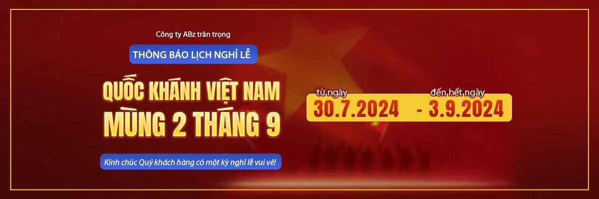 Banner lịch nghỉ lễ quốc khánh 2-9 file PSD mẫu KT51