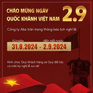 Banner thông báo lịch nghỉ lễ quốc khánh 2-9 file PSD mẫu KT87
