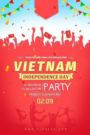 Poster chào mừng ngày quốc khánh 2-9 file PSD mẫu CR1358