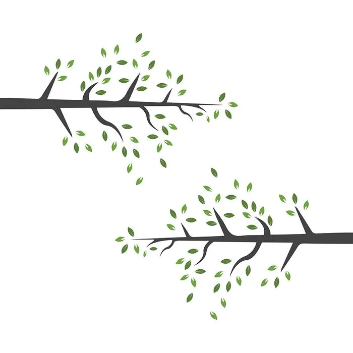 Cành Lá Xanh Tươi – Hình Minh Họa Vector EPS Độc Đáo