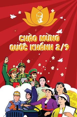 Poster chào mừng 79 năm ngày quốc khánh 2-9 file vector mẫu CR1351