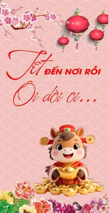 Tết Đến Nơi Rồi Lì Xì - Hình Ảnh Chúc Mừng Năm Mới Dễ Thương