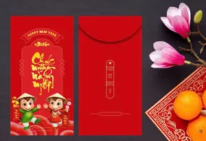 Lì Xì Tết 2026 Phong Cách Hoạt Hình Dễ Thương - File CDR Vector