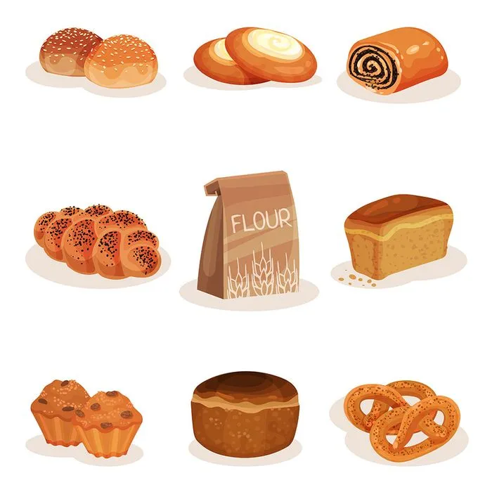 Bộ Sưu Tập Bánh Mì Minh Họa Đa Dạng - Thiết Kế Vector EPS