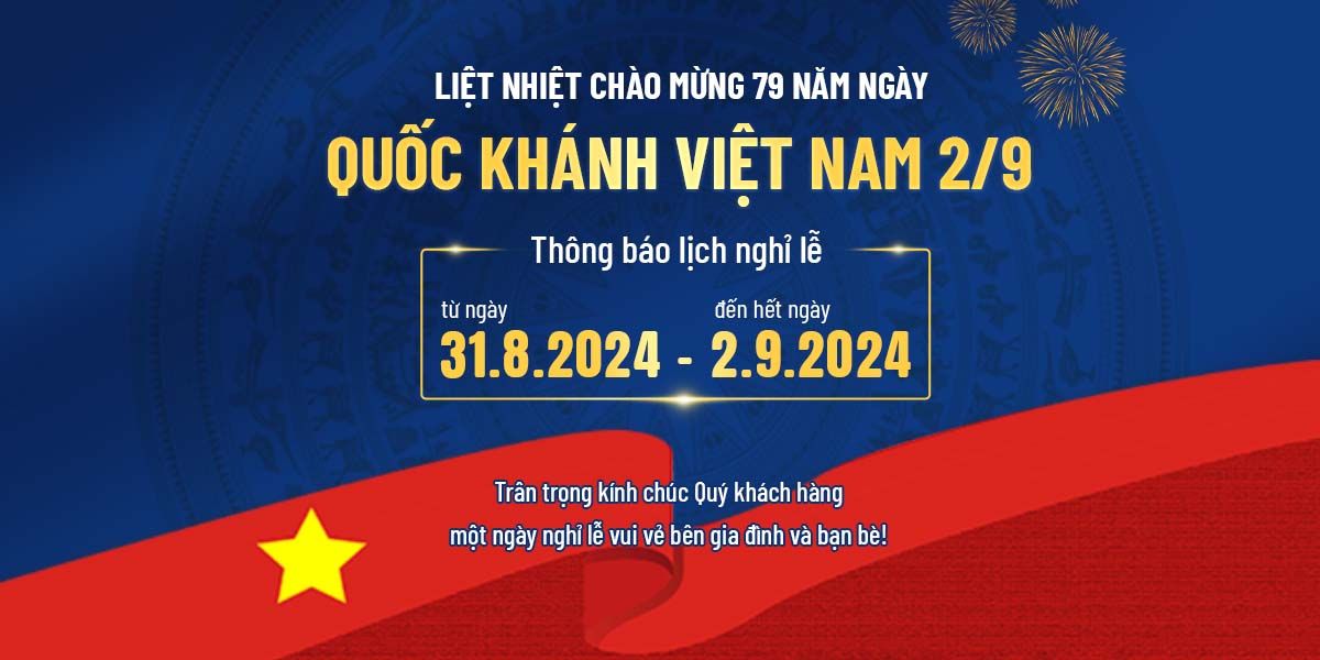 Banner thông báo nghỉ lễ quốc khánh 2-9 file PSD mẫu CR1370