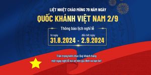 Banner thông báo nghỉ lễ quốc khánh 2-9 file PSD mẫu CR1370