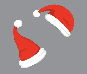 Bộ sưu tập chiếc mũ ông già noel file vector mẫu CR1834