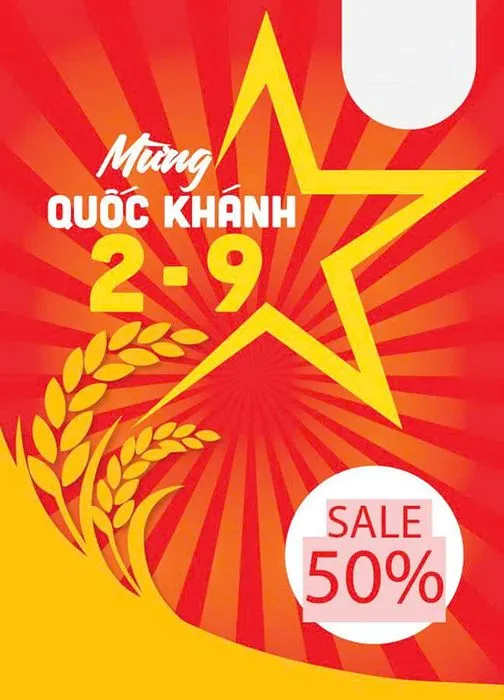 Poster chào mừng ngày quốc khánh file vector mẫu KT3