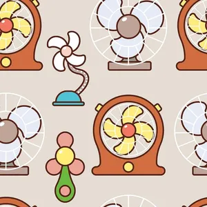 Hình ảnh cái quạt  cầm tay file vector mẫu OC16