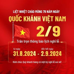 Banner chào mừng ngày lễ lớn của dân tộc file PSD mẫu CR1332