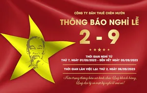 Banner chào mừng lễ quốc khánh 2-9 file PSD mẫu KT86