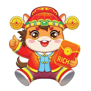 Linh Vật Ngựa Tết - Biểu Tượng May Mắn Minh Họa Đa Dụng