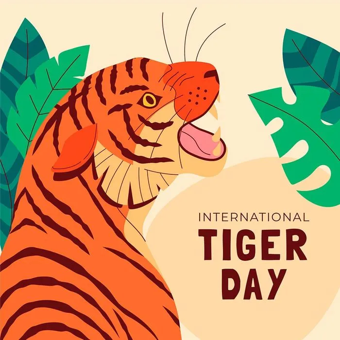 Banner chú hổ flie vector mẫu KS72