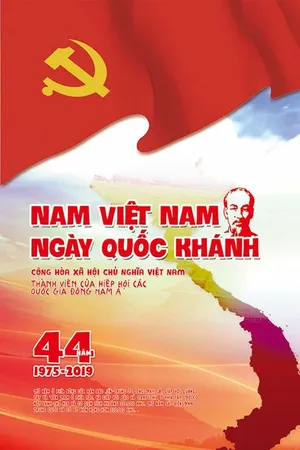 Poster chào mừng lễ quốc khánh 2-9 file PSD mẫu KT80