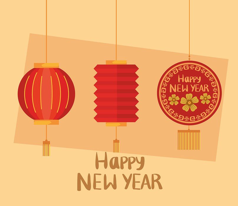 Bố sưu tập đèn lồng hiều hình dạng file vector mẫu CR455