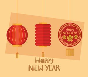 Bố sưu tập đèn lồng hiều hình dạng file vector mẫu CR455
