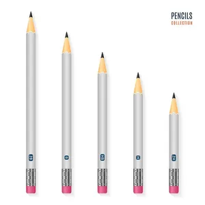 Bộ sưu tập bút chì file vector mẫu HH101