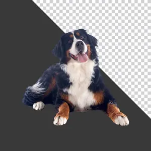Chó Bernese Mountain PNG - Ảnh Chất Lượng Cao cho Thiết Kế Đồ Họa