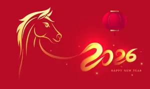File Ai đầu ngựa vàng 2026 kết hợp đèn lồng đỏ