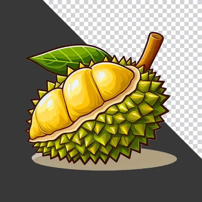 Sầu Riêng Tươi PNG - Hình Ảnh Minh Họa Đồ Họa Chất Lượng Cao