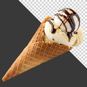 Kem Ốc Quế Vanilla Sôcôla PNG - Tài Nguyên Thiết Kế Đồ Họa Chất Lượng Cao