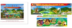 Mẫu thiết kế backdrop ngày hội toàn dân bảo vệ an ninh tổ quốc tỉnh Điện Biên File Corel