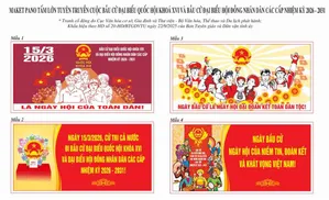 Mẫu Pano tuyên truyền Bầu Cử Đại Biểu Quốc Hội & HĐND Các Cấp Nhiệm Kỳ 2026-2031