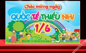 Background Thiếu Nhi Quốc Tế 1/6 Vector CDR Đáng Yêu – Miễn Phí Tải Xuống