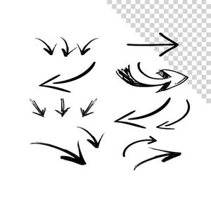 Nhiều loại mũi tên File PNG