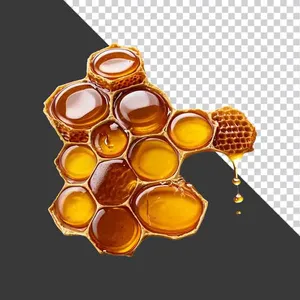 Hình ảnh sáp ong vàng óng - File PNG