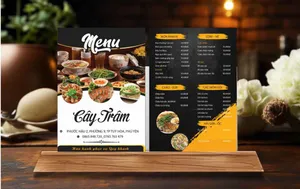 Mẫu Menu Nhà Hàng Cây Trâm – File CDR 