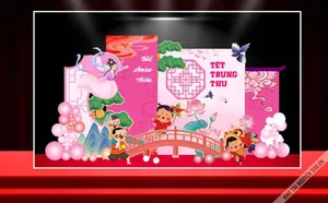 File Corel Tết Trung Thu 2025 Tết Đoàn Viên 