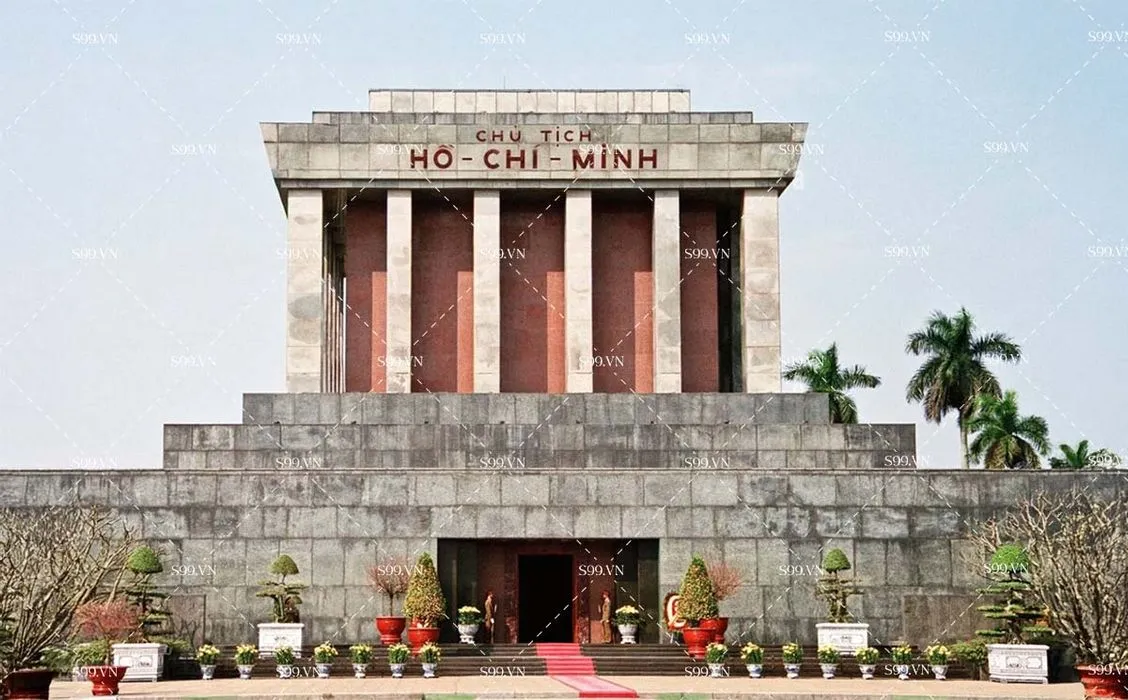 File ảnh Lăng Chủ Tịch Hồ Chí Minh file JPG chất lượng cao 5000 x 3000 pixels