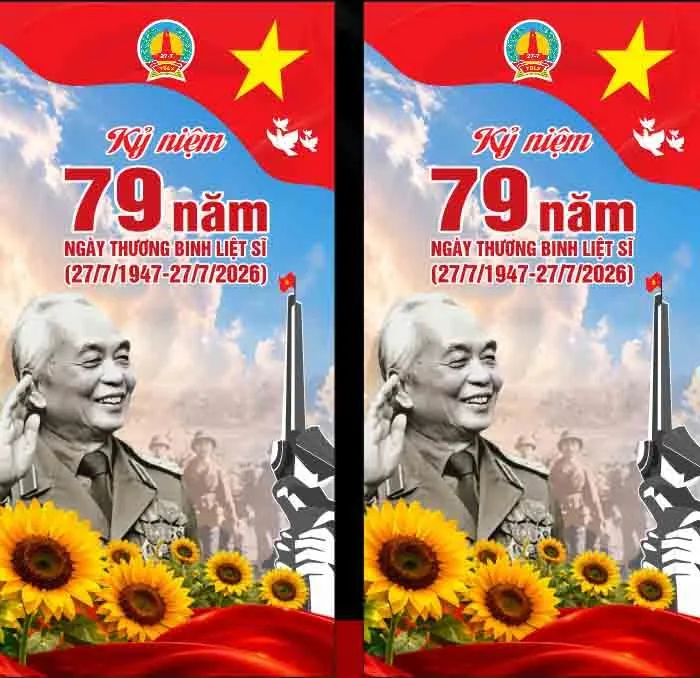 Pano Ngày Thương Binh Liệt Sĩ 27/7 (CDR) - Thiết Kế Chuyên Nghiệp