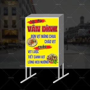 Mẫu biển vẫy, biển hộp quán nhậu vịt cỏ vân đình - file corel