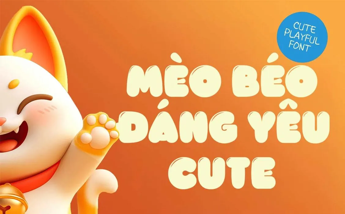[Tải Về] Font Chữ Hoạt Hình Béo Tròn Tijuf Việt Hóa Vui Nhộn