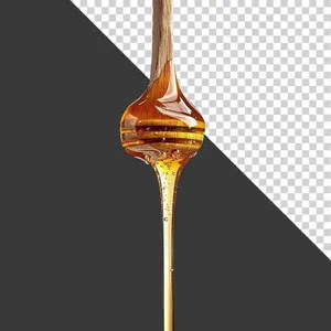 Dòng mật ong nguyên chất sánh mịn _ File PNG