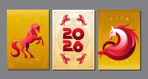 File Ai thiệp chúc mừng năm mới 2026 với hoa mai vàng và bao lì xì đỏ 
