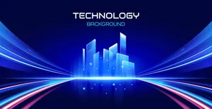 File EPS Thành phố công nghệ hiện đại tốc độ ánh sáng xanh đỏ
