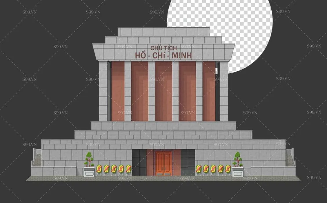 Ảnh Lăng Chủ tịch Hồ Chí Minh File PNG Không Nền