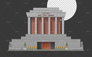 Ảnh Lăng Chủ tịch Hồ Chí Minh File PNG Không Nền
