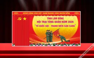 Backdrop Hội Trại Tổng Quân Đoàn 2026 – Thiết Kế CDR Độc Đáo