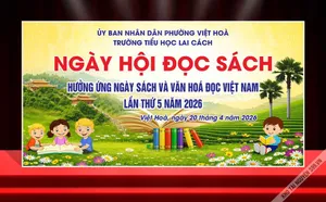 Backdrop Ngày Hội Đọc Sách 2026 – Thiết Kế Sẵn Vector CDR