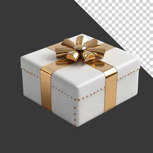 Thiết kế PNG hộp quà 3D thanh lịch