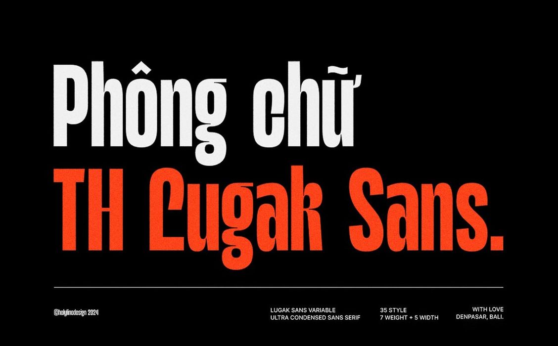 TH Lugak Sans - Font Chữ Công Nghệ Việt Hóa, Mạnh Mẽ & Hiện Đại