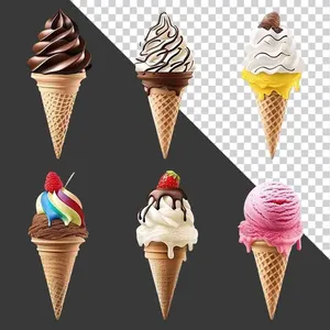 Bộ Sưu Tập Kem PNG Chất Lượng Cao cho Thiết Kế Đồ Họa