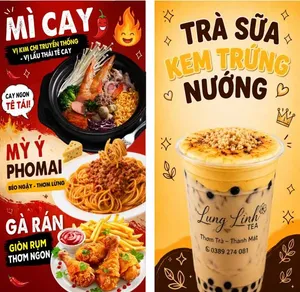 Background Quán Ăn Vặt, Trà Sữa, Mỳ Cay Ngon – Thiết Kế Đồ Họa CDR