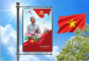 Pano Chào mừng ngày sinh Chủ tịch Hồ Chí Minh 19-5
