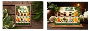 File Corel - Mẫu thiết kế menu đồ uống đặc biệt quán cà phê Must Hanoi