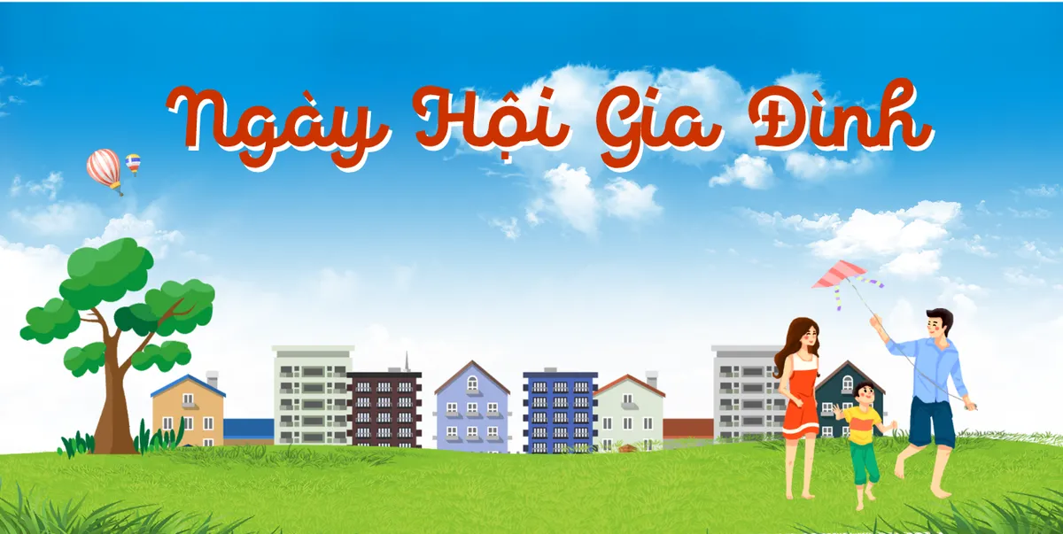 Backdrop Ngày Hội Gia Đình - Thiết Kế Vector Đa Năng Cho Sự Kiện